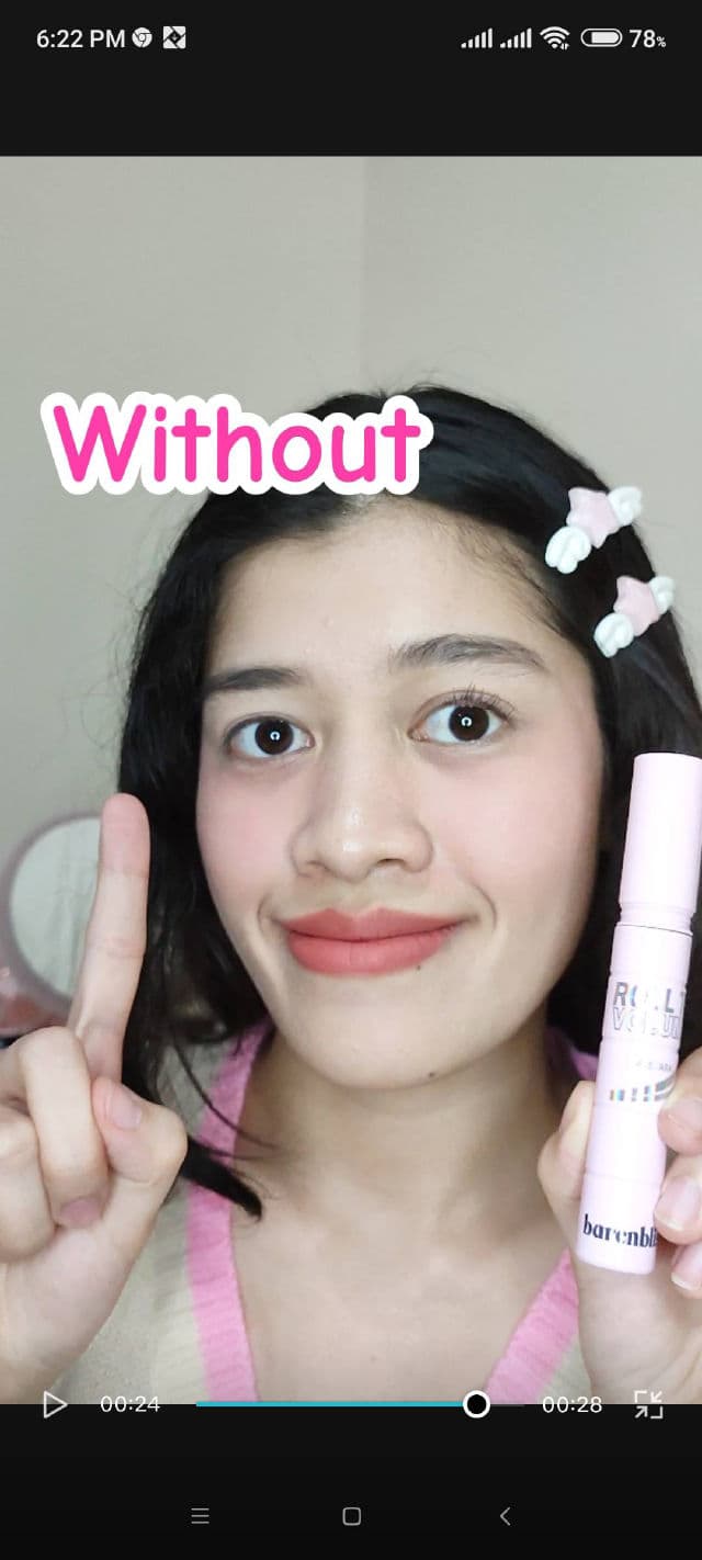 Barenbliss Roll to Volume Mascara review photo by Koemigee