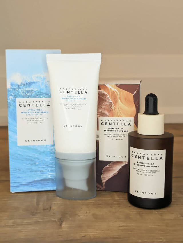 SKIN1004 Madagascar Centella Hyalu-Cica Water-Fit Sun Serum SPF50+ PA++++ review photo by Alyjo