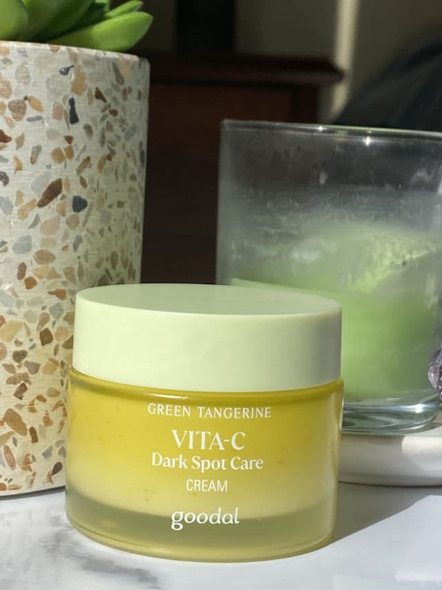 GOODAL Green Tangerine Vita C Dark Spot Care Cream review photo by simu