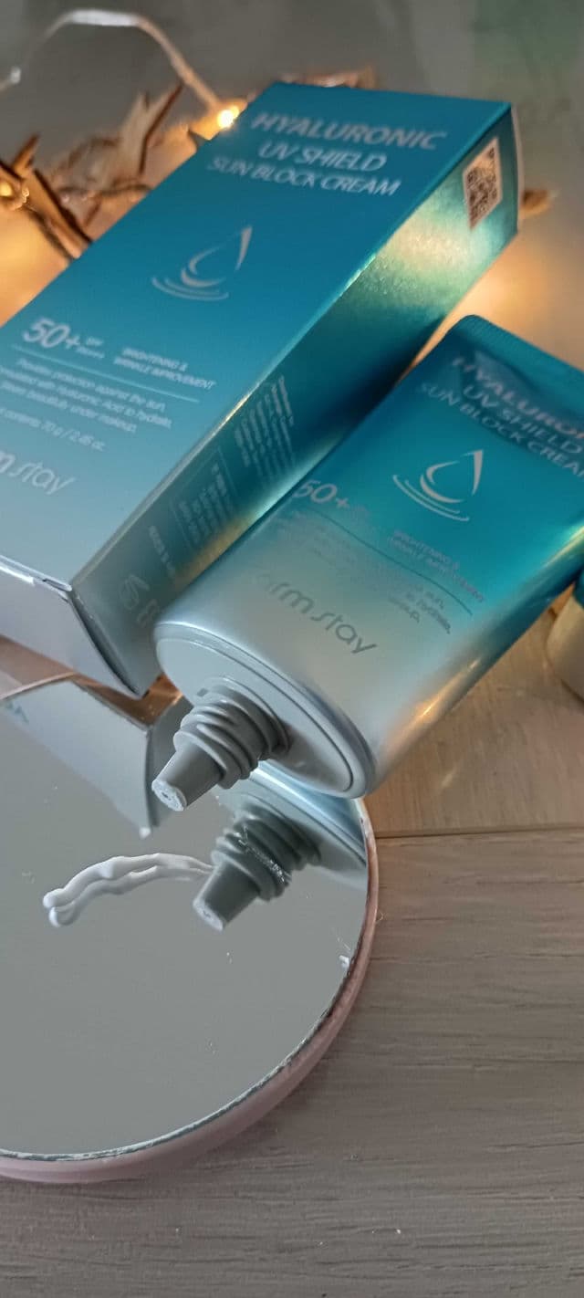 Farmstay Hyaluronic UV Shield Sun Block Cream SPF 50+ PA+++ review photo by AROYERY
