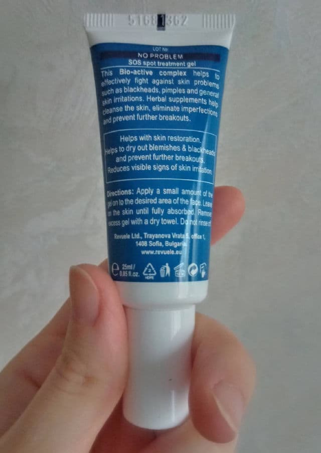 Revuele SOS No Problem Anti-Inflammation Spot Treatment Gel review photo by PickyMickys