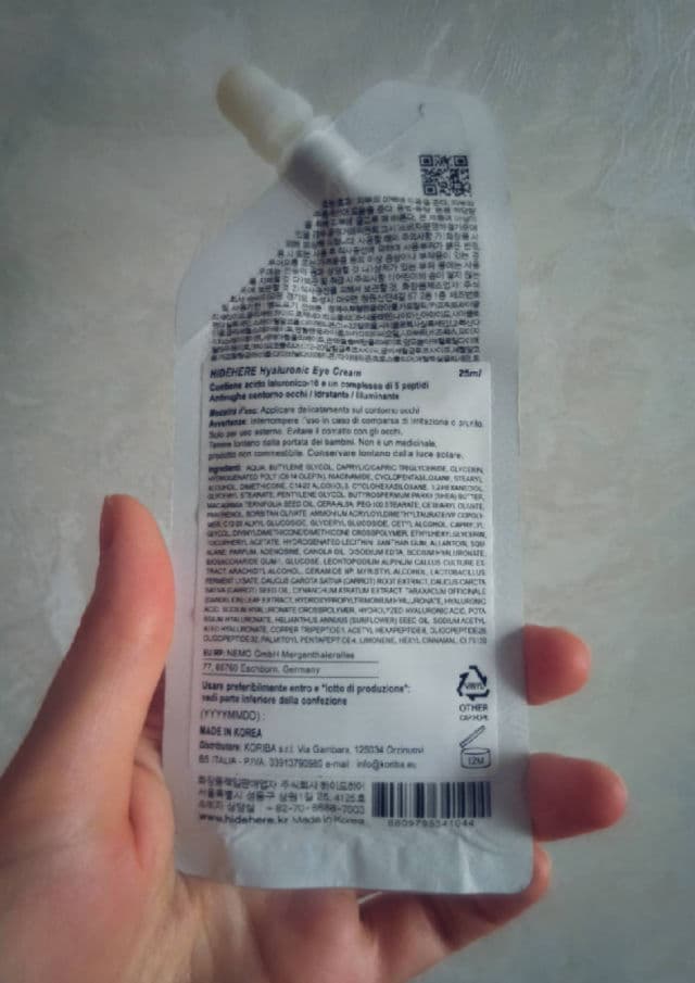 Hyaluronic Eye Cream product review