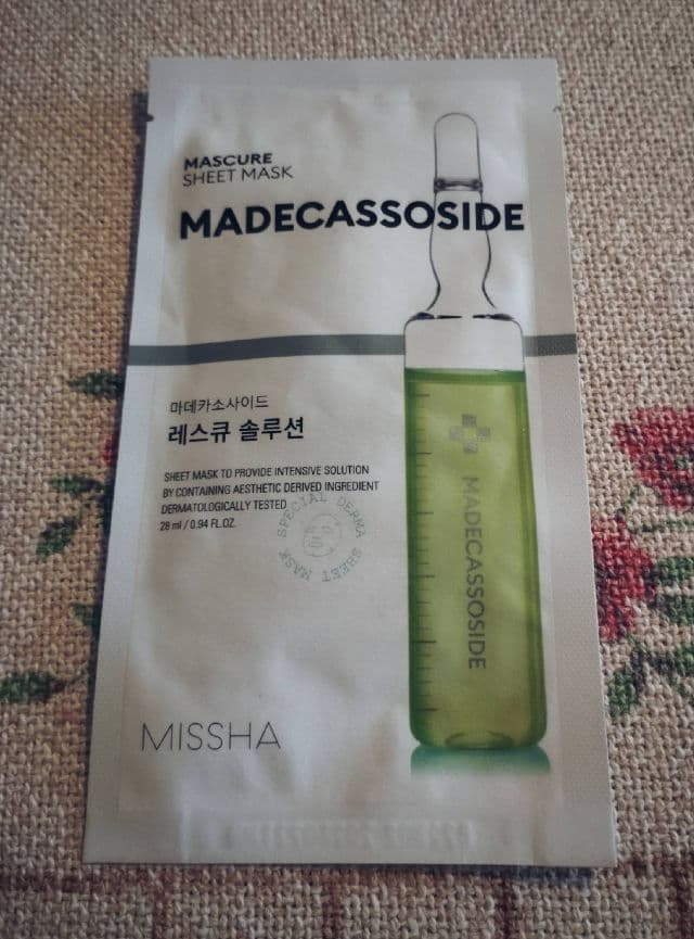 Mascure Sheet Mask product review