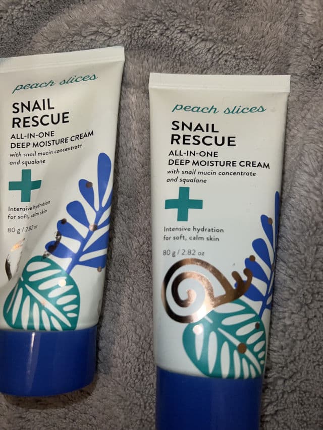 Peach Slices Snail Rescue All-In-One Deep Moisture Cream review photo by bab3y333