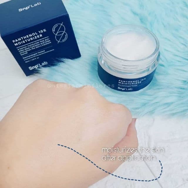 SNP Panthenol 10 Moisturizer review photo by MissJazzy