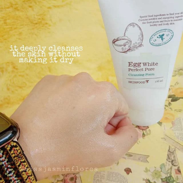 SKINFOOD Egg White Perfect Pore Cleansing Foam review photo by MissJazzy