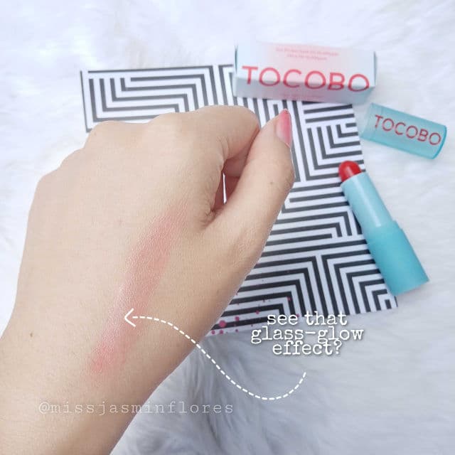 Tocobo Glass Tinted Lip Balm 011 Flush Cherry review photo by MissJazzy