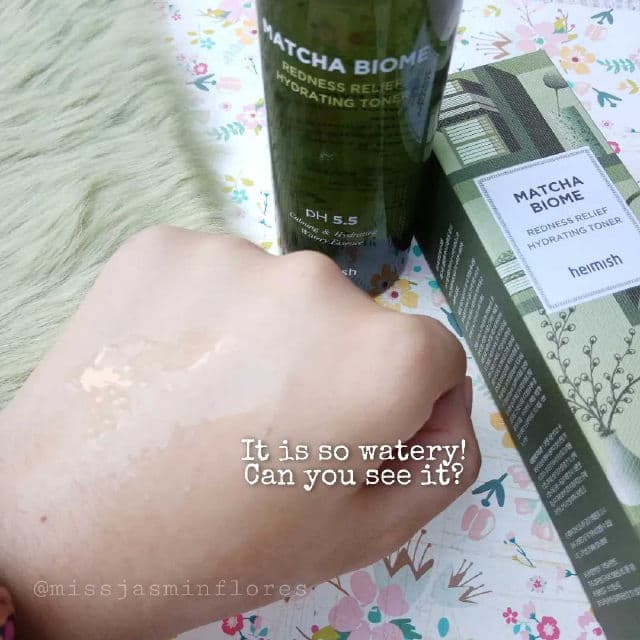 Heimish Matcha Biome Redness Relief Hydrating Toner review photo by MissJazzy