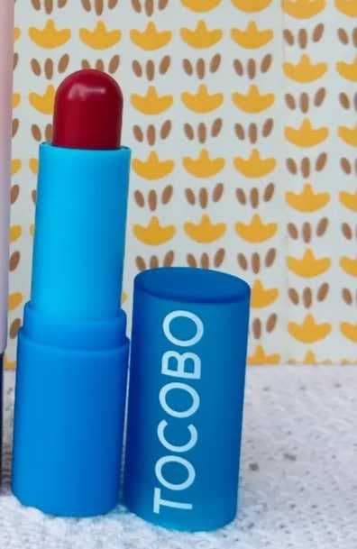 Tocobo Powder Cream Lip Balm 031 Rose Burn  review photo by MissJazzy