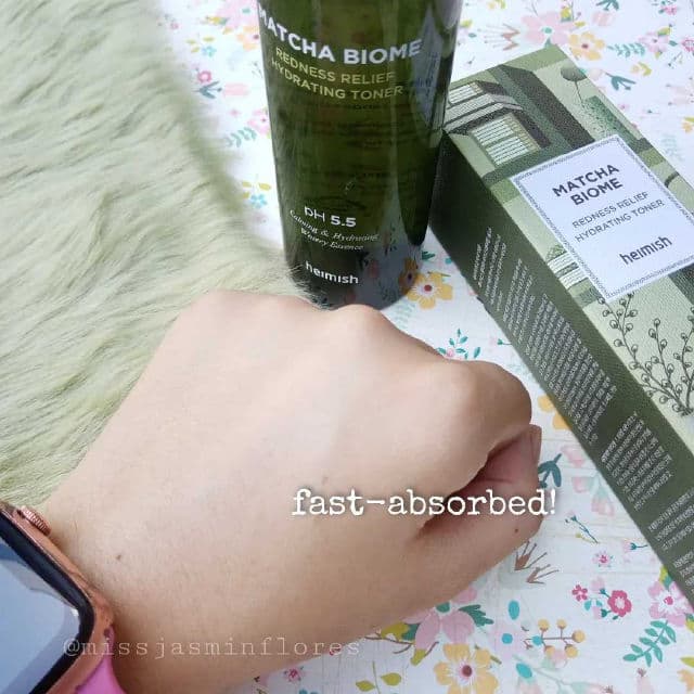 Heimish Matcha Biome Redness Relief Hydrating Toner review photo by MissJazzy