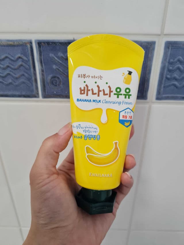 Kwailnara Banana Milk Cleansing Foam review photo by Bebita