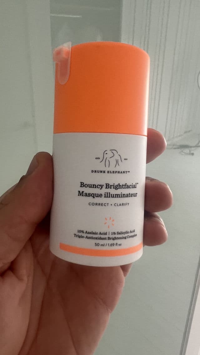 Drunk Elephant Bouncy Brightfacial review photo by Theskinsenseii
