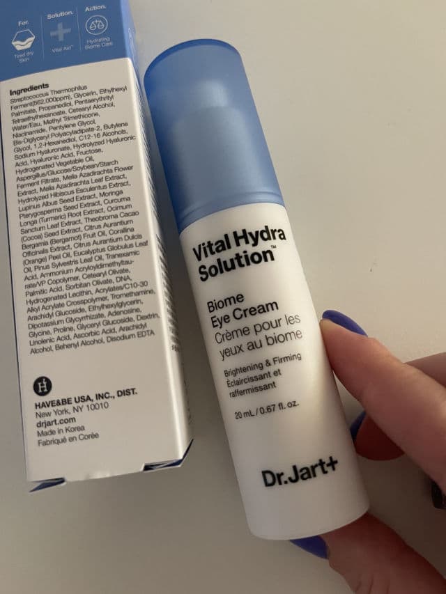 Dr. Jart+ Vital Hydra Solution Biome Eye Cream review photo by Kristinka