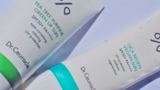 Dr. Ceuracle Tea Tree Purifine Green Up Sun SPF50+ PA++++ review photo by nrzlkha