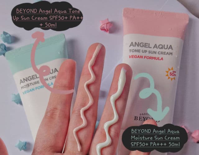 Beyond Angel Aqua Moisture Sun Cream SPF50+ PA+++ review photo by nrzlkha