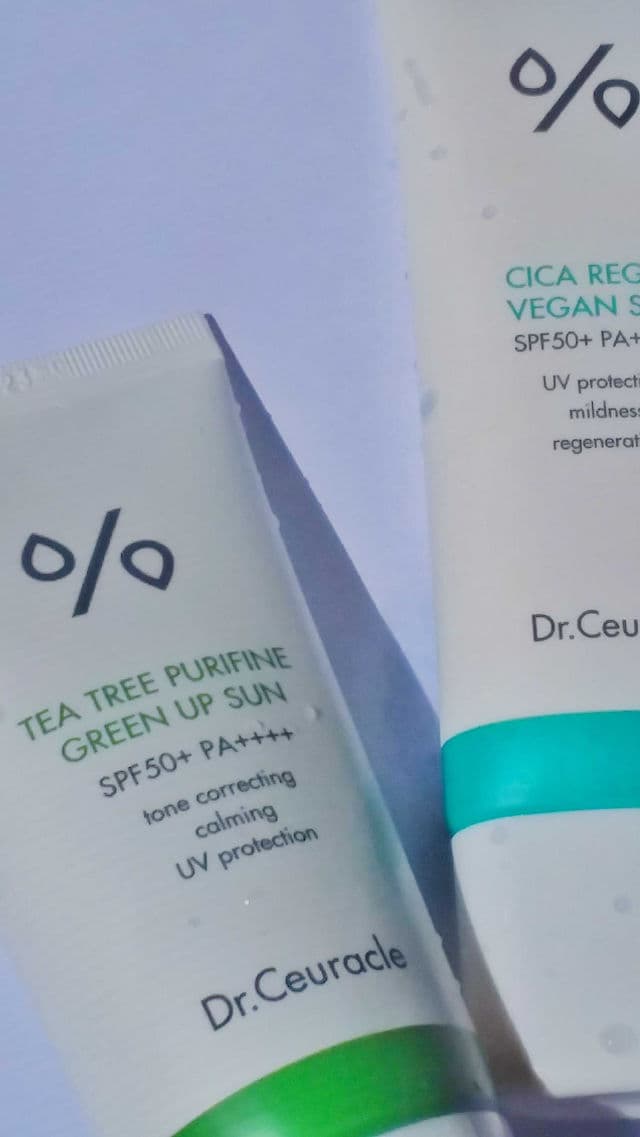 Dr. Ceuracle Tea Tree Purifine Green Up Sun SPF50+ PA++++ review photo by nrzlkha