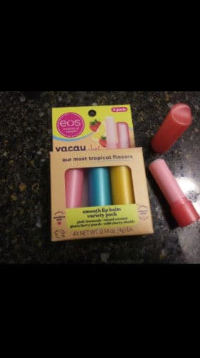 Eos Happy Vibes Lip Balm review photo by Southerngurrl