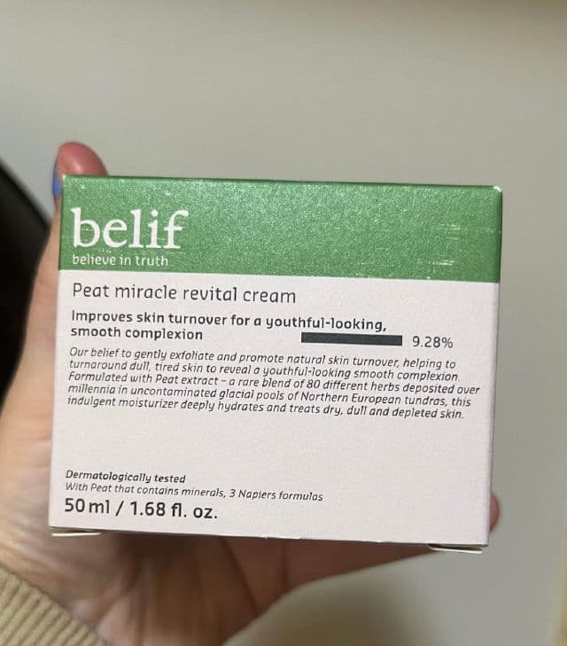 belif Peat Miracle Revital Cream review photo by Alittlepieceofpie