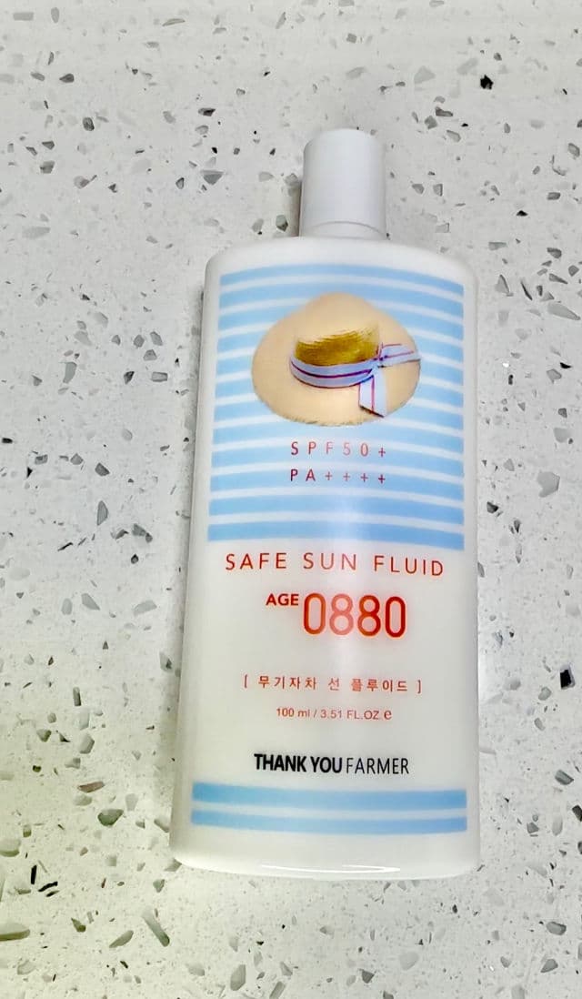 THANK YOU FARMER Safe Sun Fluid Age 0880 SPF50 + PA++++ review photo by FloraAimee
