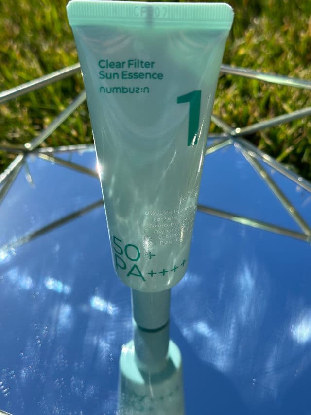 numbuzin No.1 Pure-Full Calming Water Sunscreen SPF50+ PA++++  review photo by FloraAimee