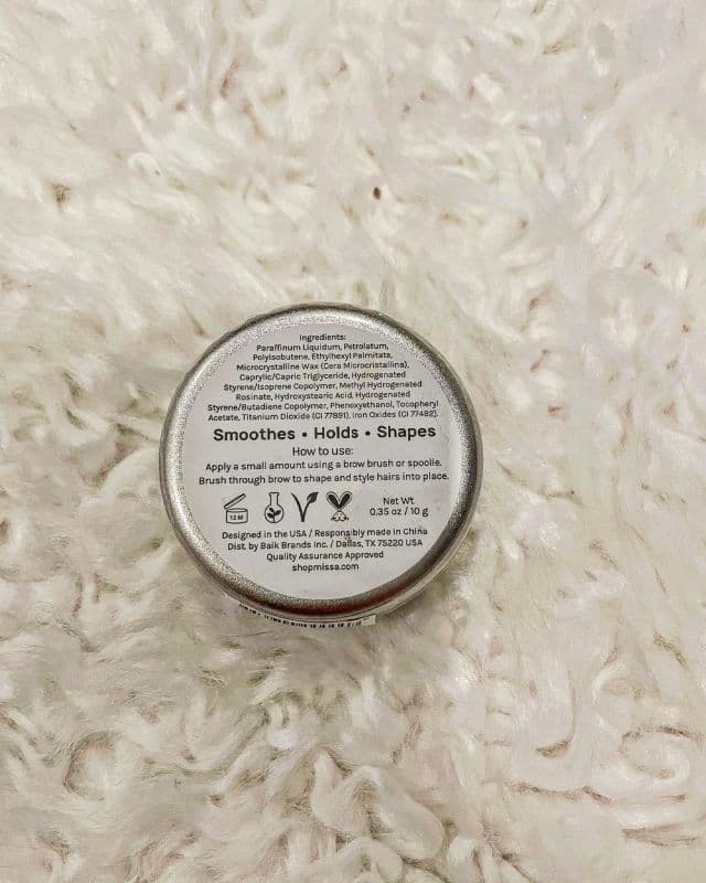 AOA Studio Sculpt My Brow Clear Pomade review photo by stylishselections