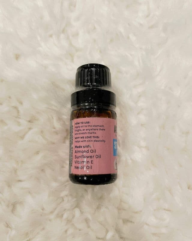 AOA Studio Stretch Mark Natural Body Oil review photo by stylishselections