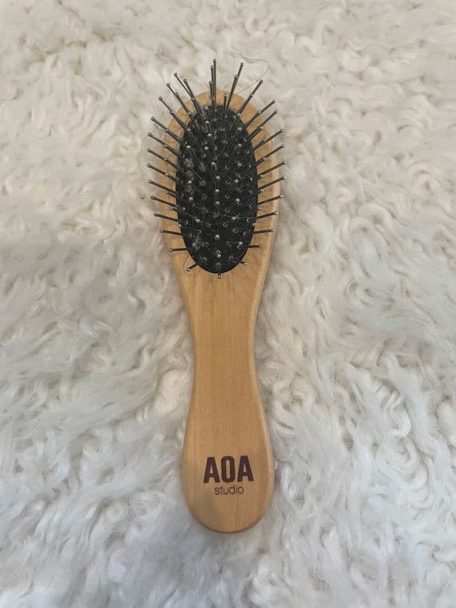 Steel Bristles Wooden Travel Hair Brush product review