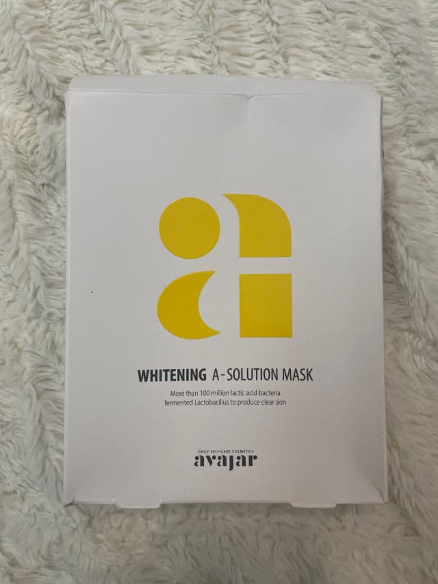 Avajar Whitening A-Solution Mask review photo by stylishselections