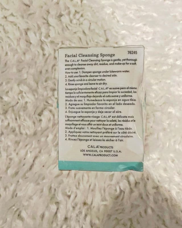 Cala Facial Cleansing Sponge review photo by stylishselections