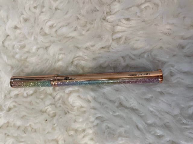 AOA Studio A+ Black Liquid Eyeliner review photo by stylishselections