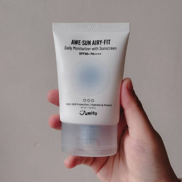 Jumiso Awe-Sun Airy-Fit Daily Moisturizer with Sunscreen SPF 50+ PA++++ review photo by Putriizhreen