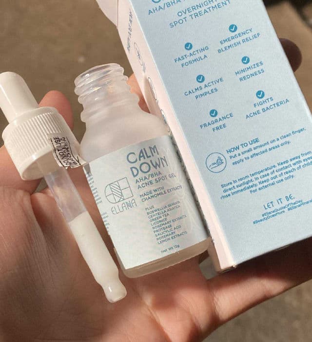 Ellana Cosmetics Calm Down AHA/BHA Acne Spot Gel review photo by PickyJeom