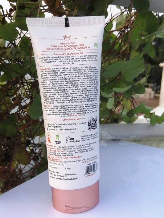 Ayuga 2% Chandanam Face Scrub review photo by Rijola