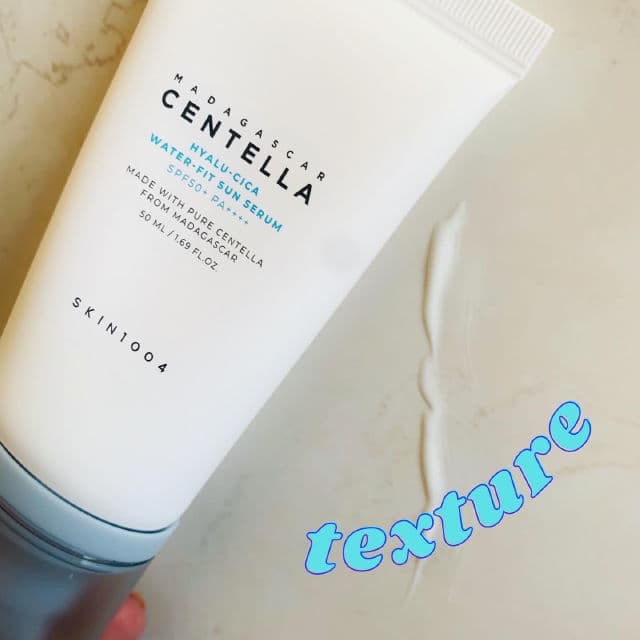 SKIN1004 Madagascar Centella Hyalu-Cica Water-Fit Sun Serum SPF50+ PA++++ review photo by rbkdevelasco