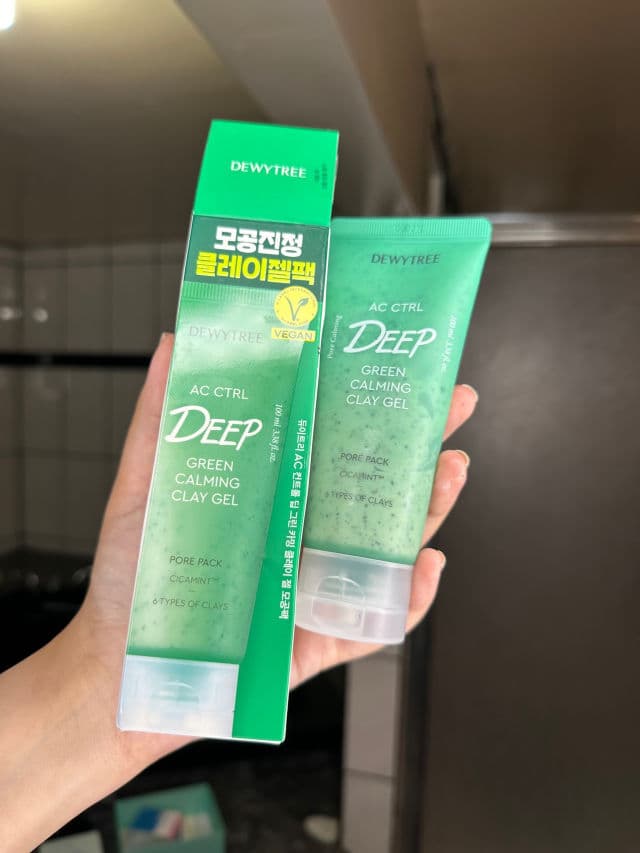 DEWYTREE AC Ctrl Deep Green Calming Clay Gel Pore Pack review photo by rbkdevelasco
