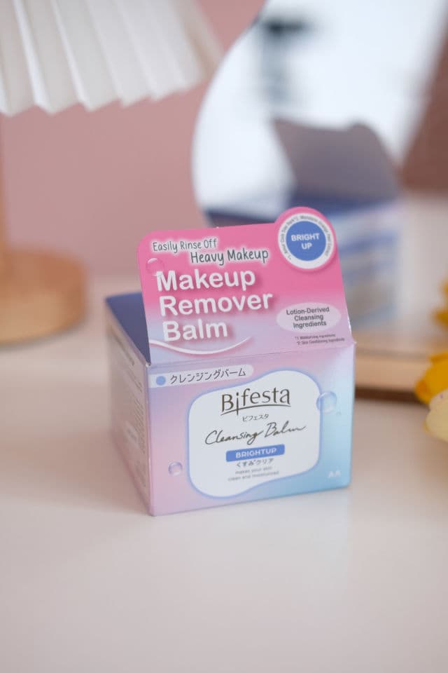 Bifesta Cleansing Balm Bright Up review photo by CuteSkinPanda