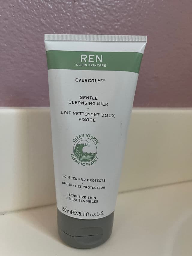 REN Clean Skincare Evercalm Gentle Cleansing Milk review photo by cindysreviews