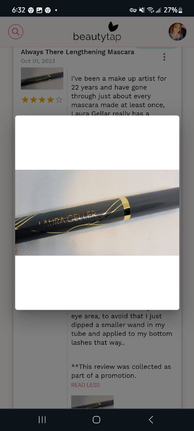 Laura Geller Always There Waterproof Mascara review photo by DaniLee