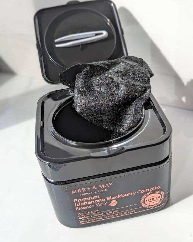 Mary&May Premium Idebenone Blackberry Complex Essence Mask review photo by cozycritique