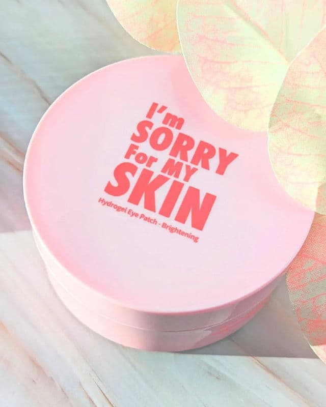 I'm Sorry For My Skin Brightening Hydrogel Eye Patch review photo by cozycritique