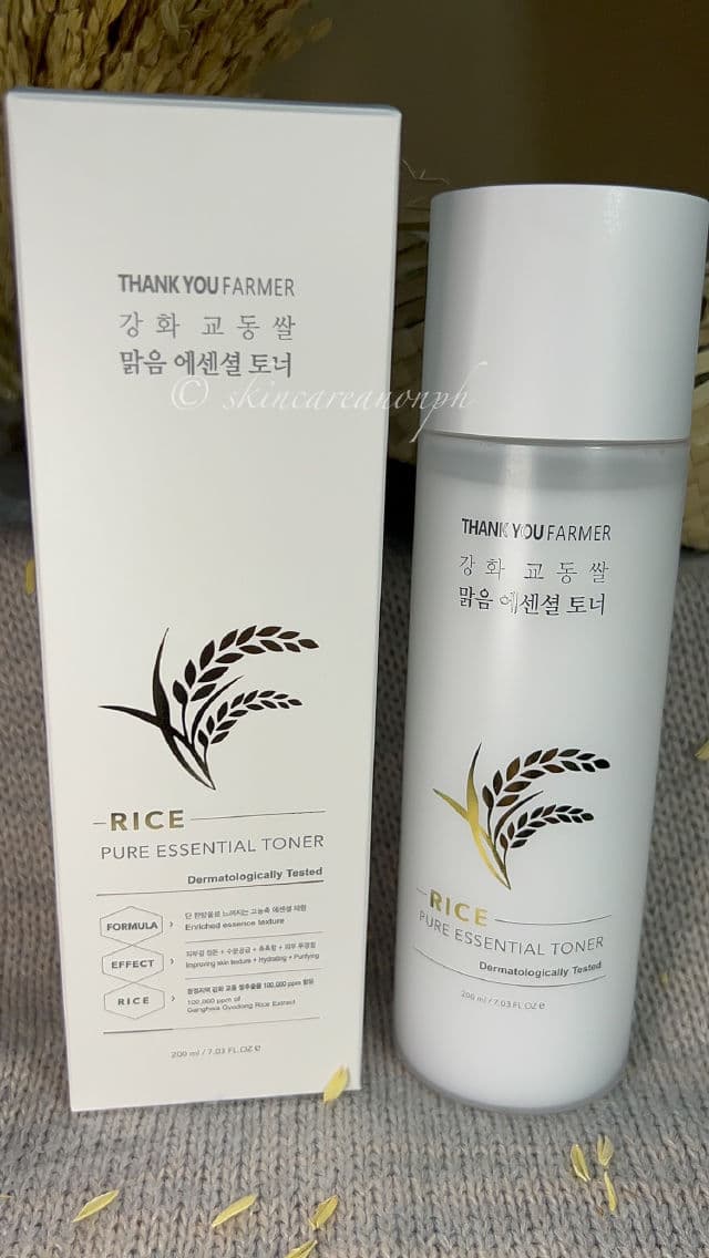 Rice Pure Essential Toner product review