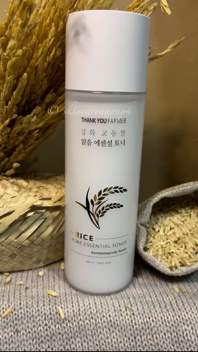 THANK YOU FARMER Rice Pure Essential Toner review photo by skincareanonph