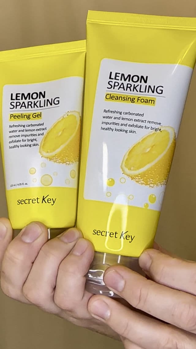 SECRET KEY Lemon Sparkling Cleansing Foam review photo by momtssatswesewsnjs