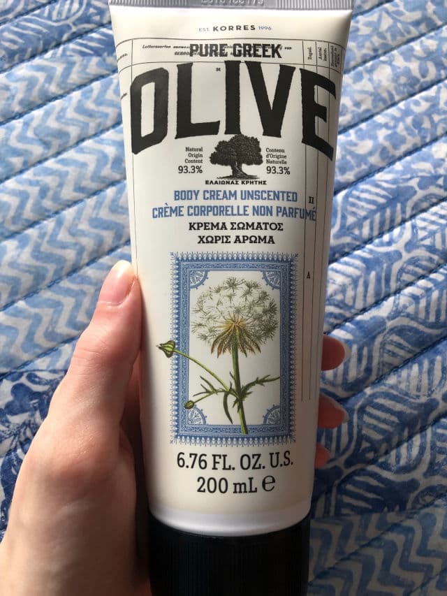 Korres Pure Greek Olive Body Cream review photo by kuuipogirl
