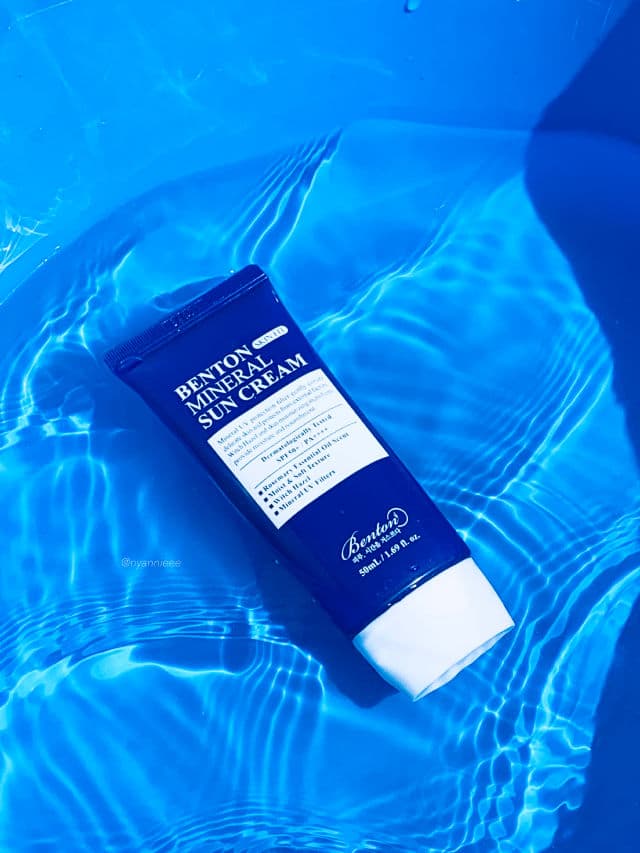 BENTON Mineral Sun Cream SPF50+/PA++++ review photo by nyannieee