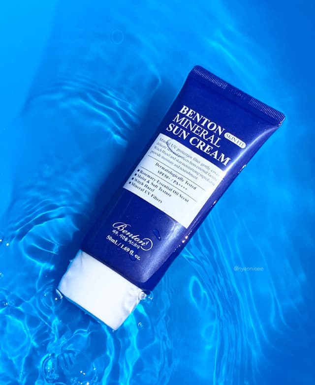 BENTON Mineral Sun Cream SPF50+/PA++++ review photo by nyannieee