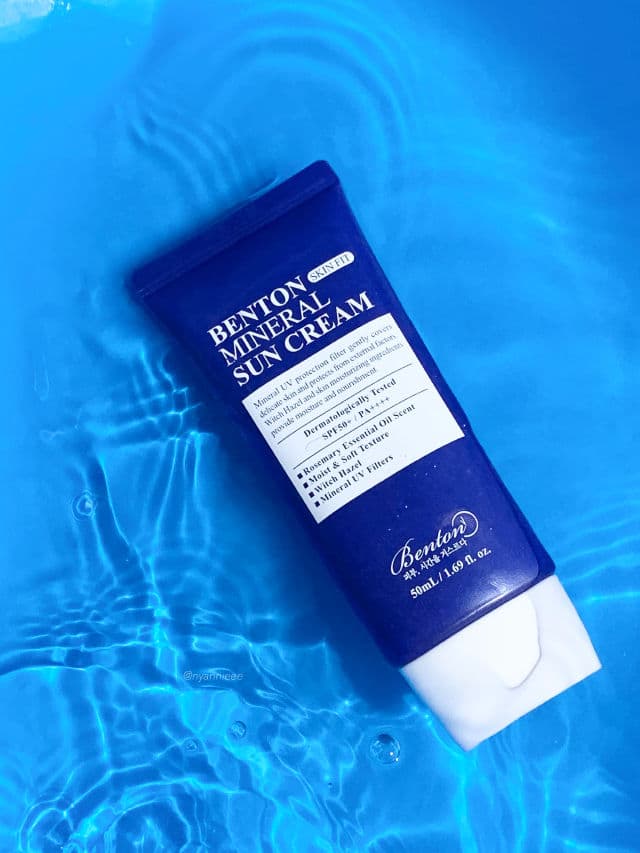 BENTON Mineral Sun Cream SPF50+/PA++++ review photo by nyannieee