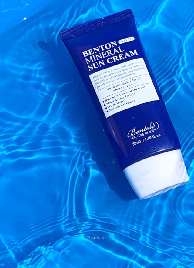 BENTON Mineral Sun Cream SPF50+/PA++++ review photo by nyannieee