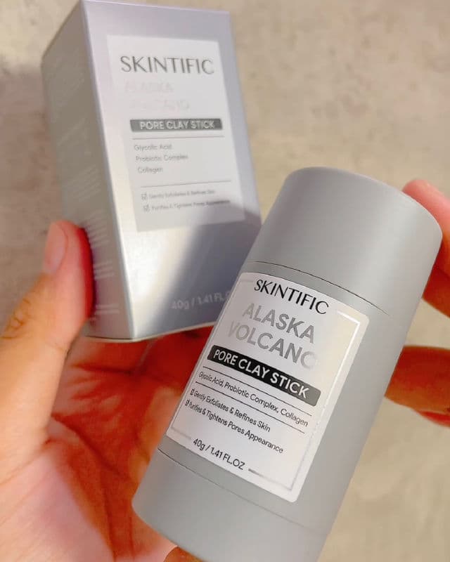 Skintific Alaska Volcano Pore Clay Stick review photo by MarinaRIN