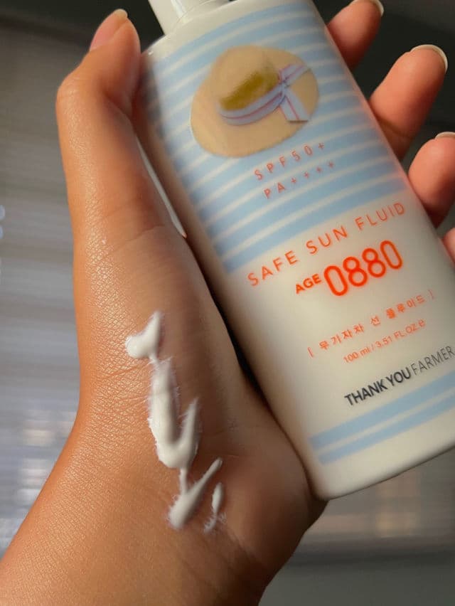 Safe Sun Fluid Age 0880 SPF50 + PA++++ product review